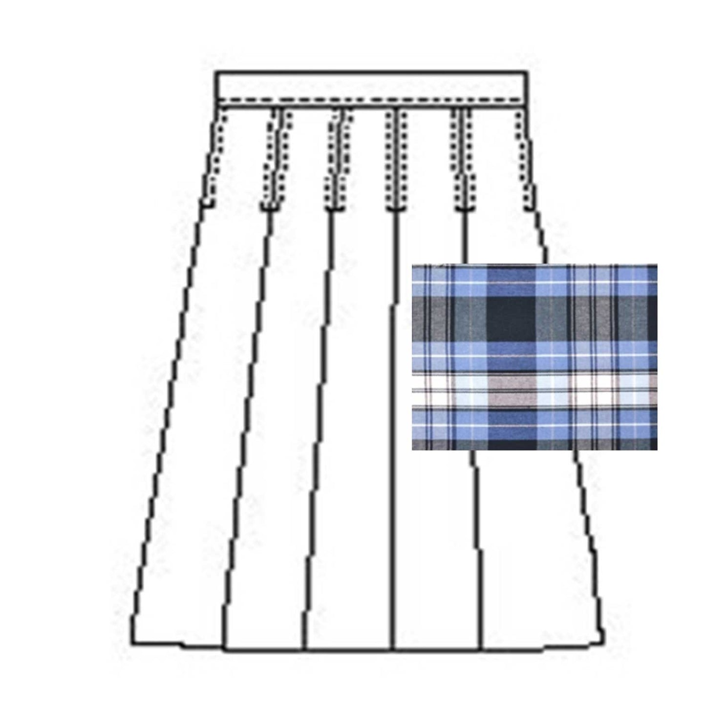Skirt Model 43 - Blend Plaids - 1205