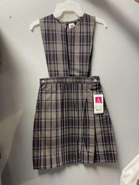 Jumper - Center Pleat Slit Front, Blend Plaids - 1212