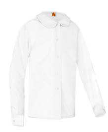 Peter Pan Long Sleeve Broadcloth Blouse, No Pocket - 1220